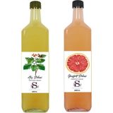 Süheylaana Doğal Alıç Sirkesi 1000 ml - Doğal greyfurt Sirkesi 1000 ml - 2 lt