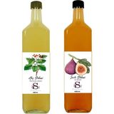 Süheylaana Doğal Alıç Sirkesi 1000 ml - Doğal Incir Sirkesi 1000 ml - 2 lt