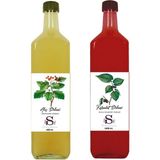 Süheylaana Doğal Alıç Sirkesi 1000 ml - Doğal Karadut Sirkesi 1000 ml - 2 lt