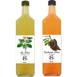Süheylaana Doğal Alıç Sirkesi 1000 ml - Doğal Keçiboynuzu Sirkesi 1000 ml - 2 lt