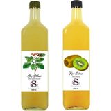 Süheylaana Doğal Alıç Sirkesi 1000 ml - Doğal Kivi Sirkesi 1000 ml - 2 lt