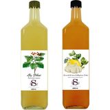 Süheylaana Doğal Alıç Sirkesi 1000 ml - Doğal Sarımsak & Limon & Maydanoz Sirkesi 1000 ml - 2 lt
