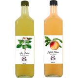 Süheylaana Doğal Alıç Sirkesi 1000 ml - Doğal Şeftali Sirkesi 1000 ml - 2 lt
