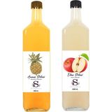Süheylaana Doğal Ananas Sirkesi 1000 ml - Doğal Elma Sirkesi 1000 ml - 2 lt