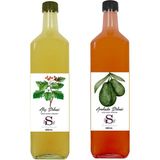 Süheylaana Doğal Avokado Sirkesi 1000 ml - Doğal Alıç Sirkesi 1000 ml - 2 lt