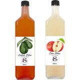 Süheylaana Doğal Avokado Sirkesi 1000 ml - Doğal Elma Sirkesi 1000 ml - 2 lt