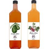 Süheylaana Doğal Avokado Sirkesi 1000 ml - Doğal Gilaburu Sirkesi 1000 ml - 2 lt