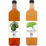 Süheylaana Doğal Avokado Sirkesi 1000 ml - Doğal Ginkgo Biloba Sirkesi 1000 ml - 2 lt