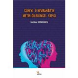 Süheyl'ü Nevbahar'ın Metin Dilbilimsel Yapısı - Melike Somuncu