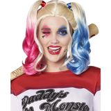 Suicide Squad Harley Quinn Kostüm Peruk - Lisinya - 001-Renkli