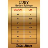 Suins Shoes Suins Luby Model Arkası Lastikli Dolgu Topuk Sandalet - Siyah