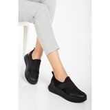 Suins Shoes Suins Real Kadın Spor Ayakkabı Sneaker Lastik Detaylı - Siyah