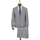 Suitmen Erkek 4 Drop Çift Yırtmaçlı Takım Elbise BGL-ST04565 - Açık Gri - 62