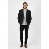 Suitmen Erkek Kışlık Kumaş Tek Ceket 4 Drop BGL-ST04983 - Antrasit - 60