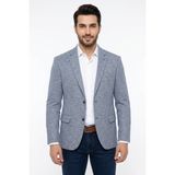 Suitmen Erkek Tek Spor Ceket 4 Drop Çift Yırtmaçlı Mevsimlik BGL-ST05331 - 60 - Mavi