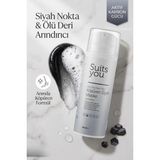 Suits You Cosmetic SUITS YOU Aktif Karbon Köpüren Siyah Maske-Gözenek&Siyah Nokta Temizleyici-Arındırıcı Yüz Maskesi 100 ml