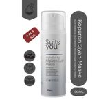 suitsyou Aktif Karbon Köpüren Siyah Maske-Yüz&Burun Siyah Nokta Temizleyici -Arındırıcı Yüz Maskesi 100 ml ne
