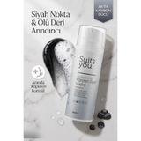suitsyou Suits You Aktif Karbon Köpüren Siyah Maske 100 ml – Siyah Nokta Görünümüne Karşı Arındırıcı Yüz Bakımı