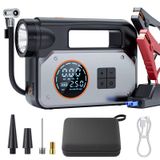 Suitu St-9655 12000mah Akü Takviye Cihazı Hava Kompresörü Lastik Şişirme Powerbank 12v Araç Jump Starter