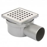 Sukar 10 * 10 Q50 Çıkışlı Plastik Çerçeve H=6,5 Cm Yer Süzgeç Kare Desenli