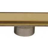 Sukar 1156-1034000-71 Line 6 40 cm Gold Plain Izgaralı Duş Kanalı