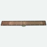Sukar 1156-1035000-51 Line 6 50 cm Bronz Plain Izgaralı Duş Kanalı