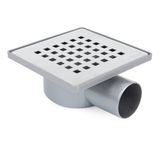 Sukar - 15*15 50 lik Yandan Çıkışlı Plastik Çerçeveli Koku Önleyici Yer Süzgeci - 1041-1555022-01