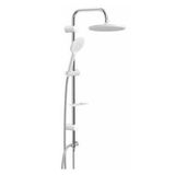 Sukar Deluxe White Rain Paslanmaz Krom Kaplı Duş Seti