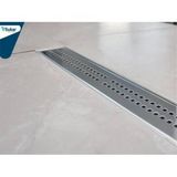 Sukar Duş Kanalı Paslanmaz Q50 Çıkış 40 cm Süzgeç