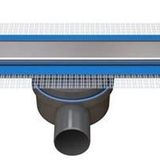 Sukar Line 2 60 cm Plain Izgara Yalıtımlı Komple Krom Duş Kanalı