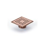 Sukar Line 9 10x10 cm Bronz Kare Izgaralı Yer Süzgeci