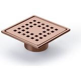 Sukar Line 9 10X10 Kare Bronze Yer Süzgeci 1153-0031099-51