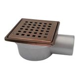 Sukar Yer Süzgeci 50 mm Yandan Bronz 10*10 Kare Izgara - 1 Adet
