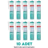 Sukes Universal Şeffaf Silikon 280 Gr 10’Lu Paket