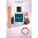 SUKKAH Kashmir Erkek Parfüm EDP 50 ml – Yuzu, Frenk Üzümü, Ud, Yasemin, Gül, Kaşmir, Misk ve Vanilya