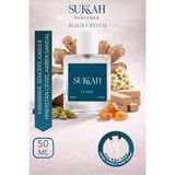 Sukkah Perfumes Black Crystal Kadın Parfüm Edp – Karabiber, Zencefil, Kakule, Hindistan Cevizi, Çiçekler, Misk 50ML - 50 ml - Beyaz