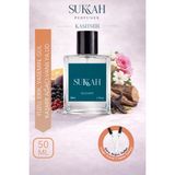 Sukkah Perfumes Kashmir Erkek Parfüm Edp 50 ml – Yuzu, Frenk Üzümü, Ud, Yasemin, Gül, Kaşmir, Misk ve Vanilya - Beyaz