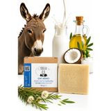 Şükran Ana Sabunları Zeytin Yağlı Çay Ağacı Eşek Sütü Sabunu 100 gr Akne Giderici Sabun - 1 adet