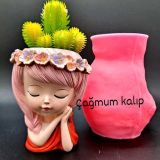 Sukulent Saksı Silikon Kalıp