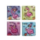 Sukuşi Not Defteri 96 Sayfa 9,5X10CM Flamingo - 3 Adet - Karışık
