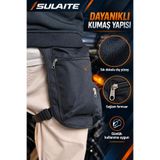 SULAITE E-27 Motosiklet Bacak Çantası Geniş Kalıp Motorcu Bel ve Bacak Çantası