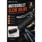 SULAITE Universal Motosiklet Kauçuk Elcik Kaplama Takımı Motorsiklet Elcik Sarmalı