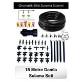 #Sulama 15 Metre Damla Sulama Seti Otomatik Bitki Sulama Sistemi Bahçe ve Balkon İçin Su Tasarruflu