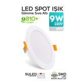 SULED 9w Spot Led Lamba Gömme Spot Işık 810lm Beyaz Işık Tasarruflu Tavan Dolap Ev & Iş Yeri