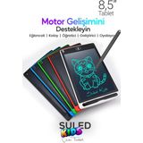 Suled Çocuk Çizim Tableti 8,5 Inç Kalemli LCD Dijital Yazı Oyuncak Tahtası 110 gr Renkli Seçenekler