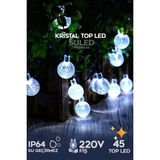 SULED Dekoratif Top Led Işık Kristal Efektli İç Mekan & Bahçe Aydınlatması 220V Fişli 45 Top Led