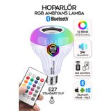 Suled Hoparlörlü Bluetooth Led Ampül Rgb Ambiyans Aydınlatmalı Ios Ve Android Uyumlu Led Işık SLD-83