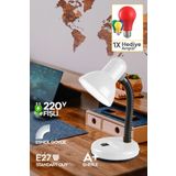 SULED Masa Lambası E27 Standart Ampül 220V Esnek Açısı Ayarlanabilir Çocuk Odası ve Çalışma Lambası