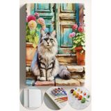 Su'lepas Sayılarla Boyama Seti Numaralı Tuval Fırça Boya 40x50 Cm - KAPIÖNÜKEDİ