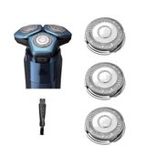 Suleto SH70/71 Philips Norelco Serisi 7000 Tıraş Makinelerine Uygun Yedek Başlıklar Bıçakları, Norelco Serisi 7000 için SH70 Yedek Bıçaklar 7500 7530 S7370 S7371 S7720 için Tıraş Makinesi Başlıkları 7500 3'lü Paket OEM Yükseltme